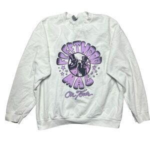 Fleetwood Mac "On Tour" Graphic Print Crewneck Sweatshirt Size XL Concert Merch